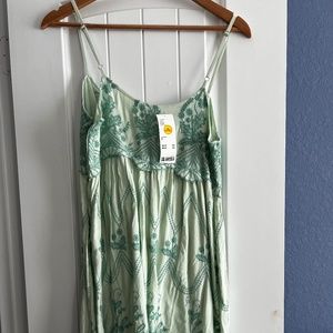 Urban Outfitters Green strappy summer dress